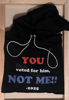 YOU voted for him. NOT ME Hoodie